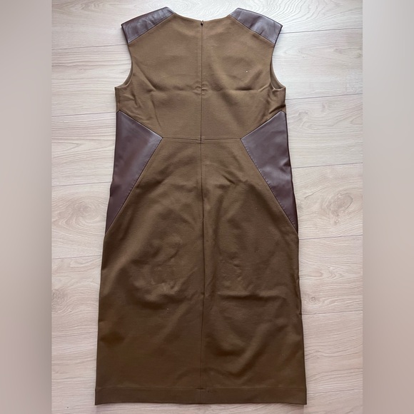 Lafayette 148 shift style crew neck dress with pockets - Picture 4 of 17